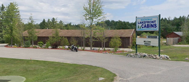 Mackinac Lakefront Cabins (Mackinac Motor Lodge Resort) - 2022 Street View (newer photo)